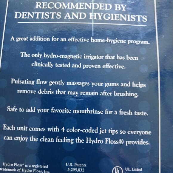 Hydro Floss Oral Dental Irrigator Flosser NEW - Picture 2 of 4